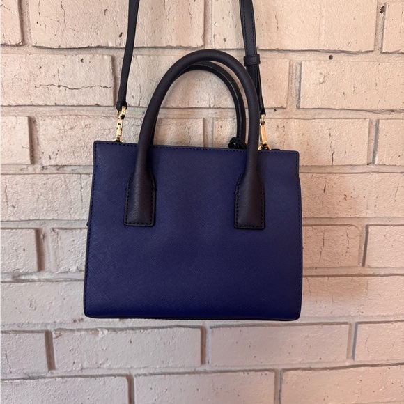 Kate Spade Dark Blue with cream on side. (Shows in Pics) Satchel Bag. - Picture 4 of 11